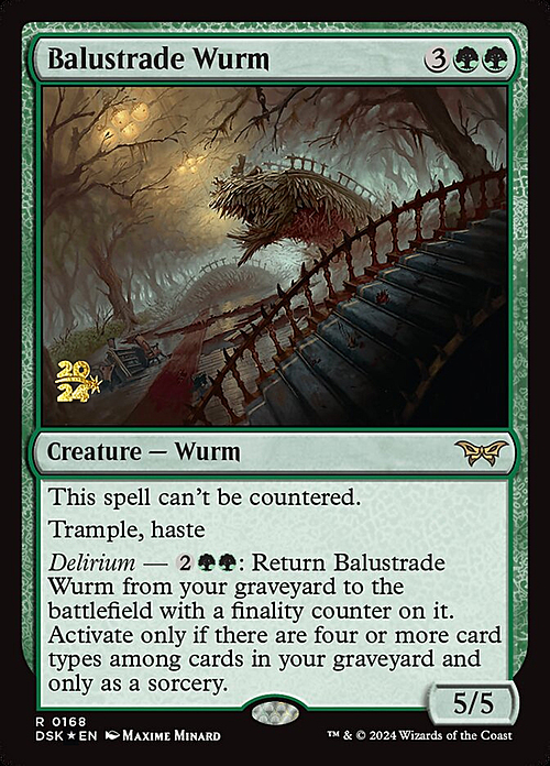 Balustrade Wurm Card Front