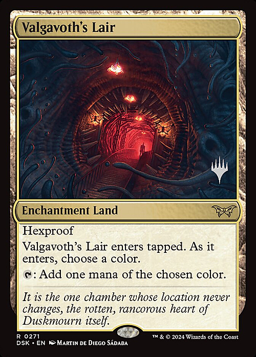 Valgavoth's Lair Card Front