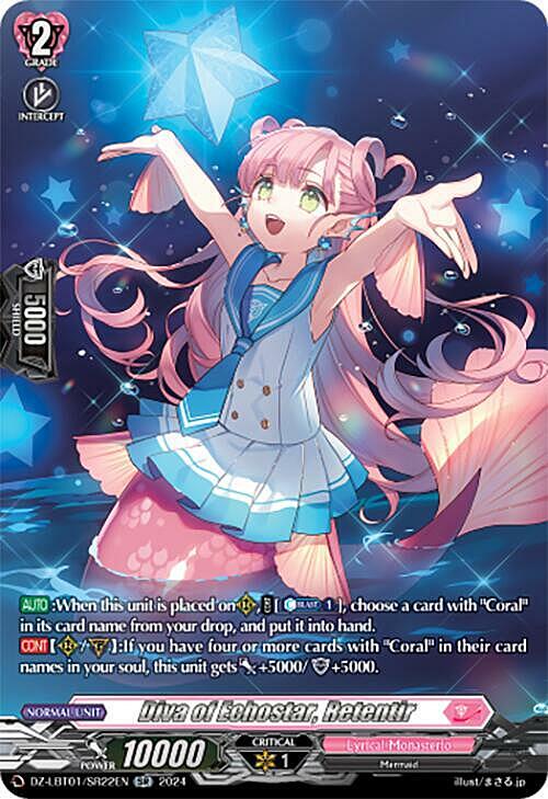 Diva of Echostar, Retentir Card Front