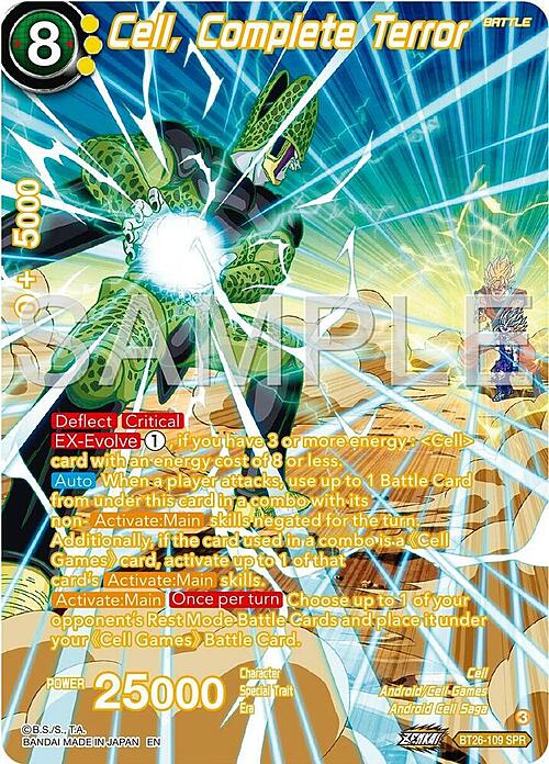 Cell, Complete Terror Card Front