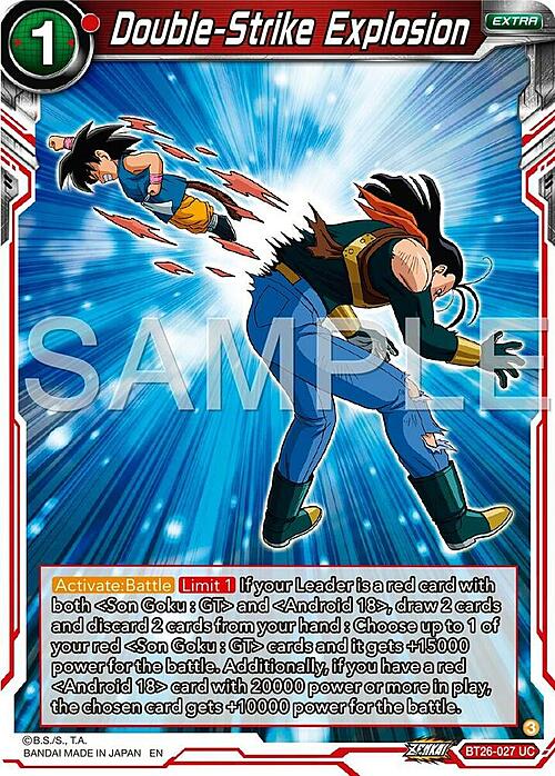 Double-Strike Explosion Card Front