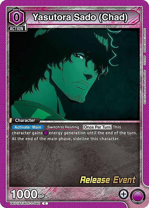 Yasutora Sado (Chad) Card Front