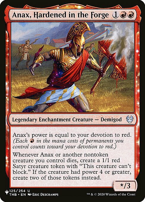 Anax, Hardened in the Forge Card Front