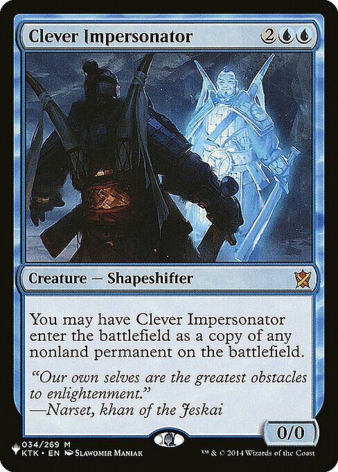 Clever Impersonator Card Front