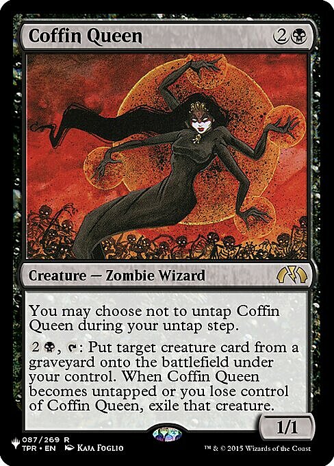 Coffin Queen Card Front