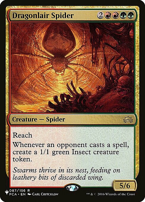 Dragonlair Spider Card Front