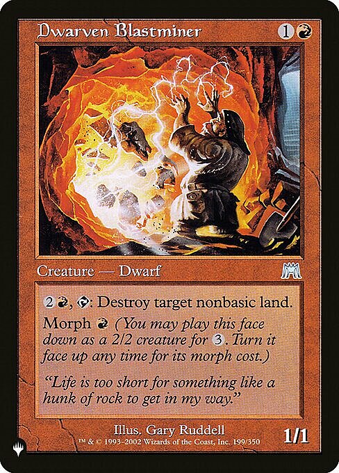 Dwarven Blastminer Card Front