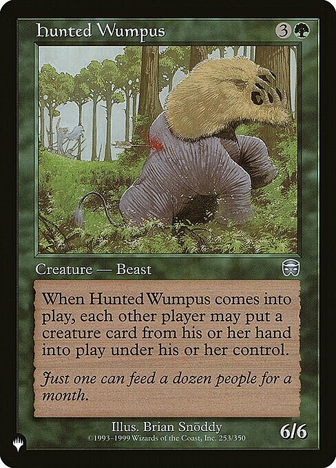 Hunted Wumpus Card Front