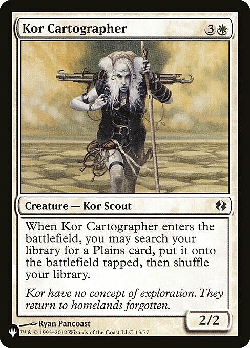 Kor Cartographer Card Front