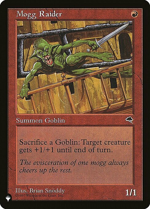 Mogg Raider Card Front