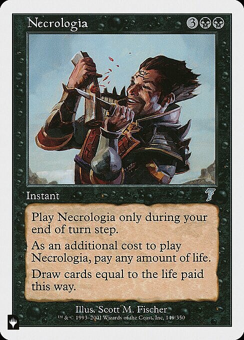 Necrologia Card Front