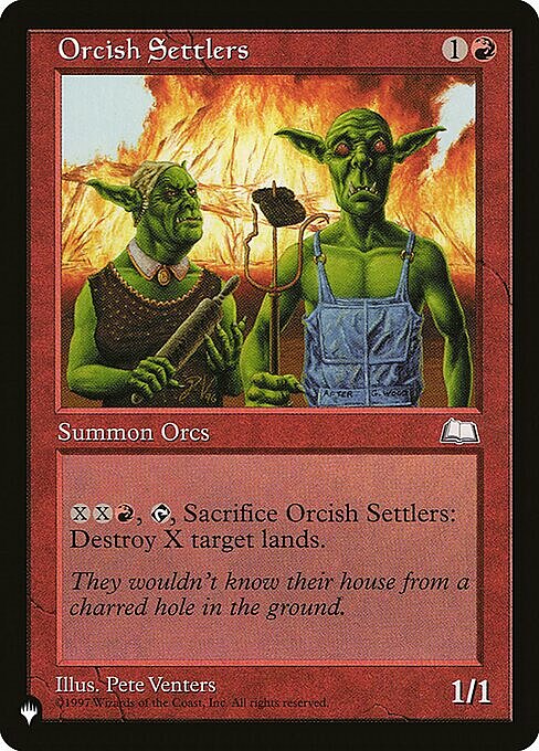 Orcish Settlers Card Front