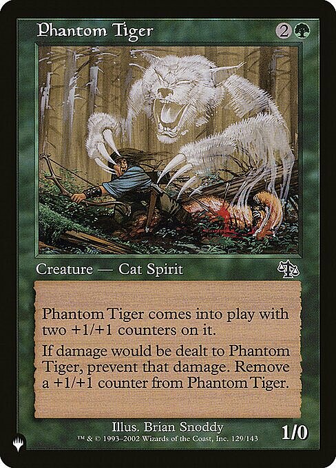 Phantom Tiger Card Front