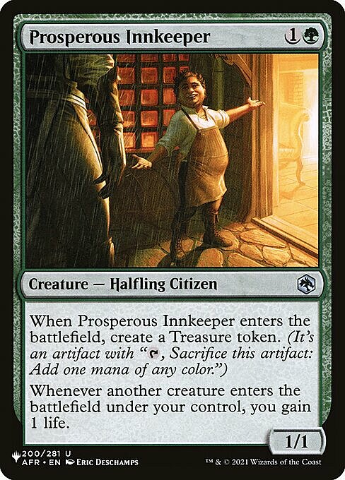 Prosperous Innkeeper Card Front