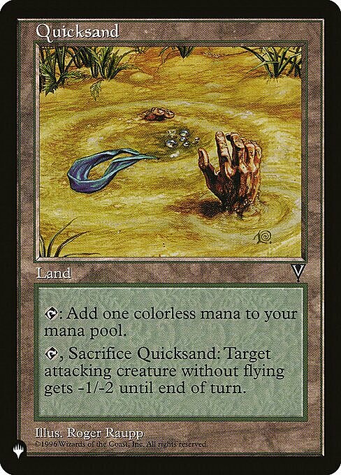 Quicksand Card Front