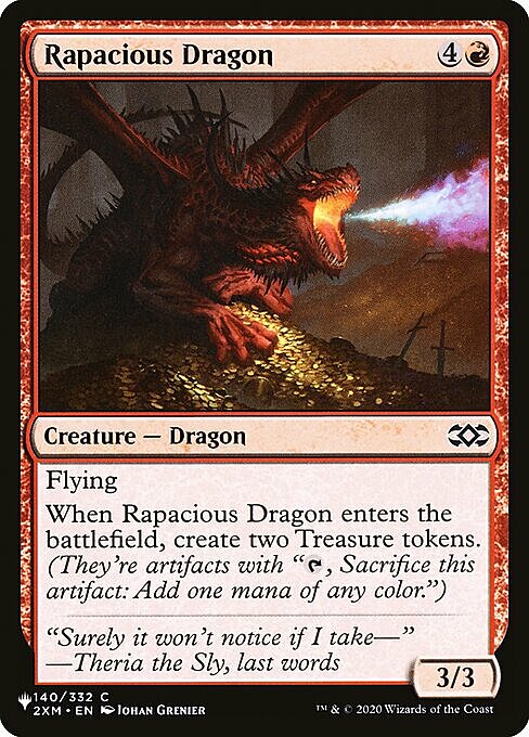 Rapacious Dragon Card Front