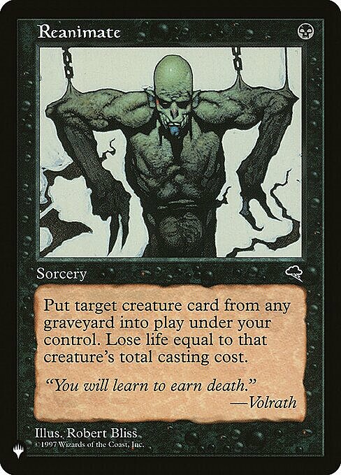 Reanimate Card Front