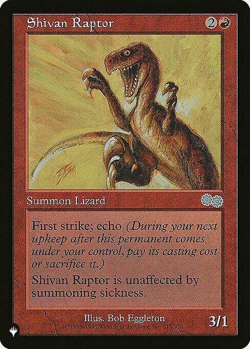 Shivan Raptor Card Front