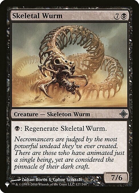 Skeletal Wurm Card Front