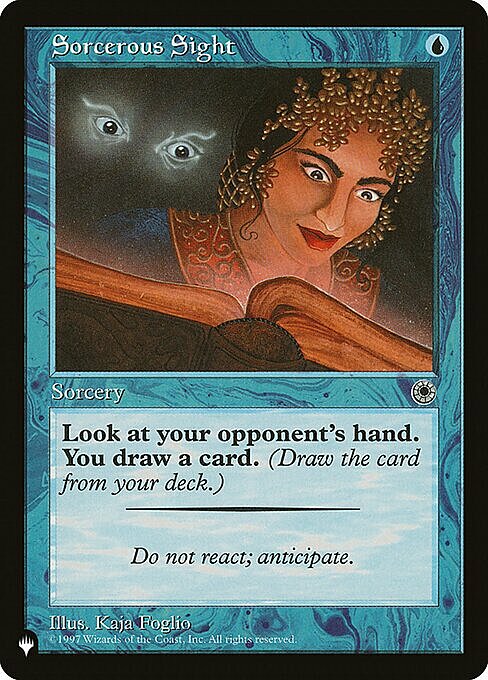 Sorcerous Sight Card Front