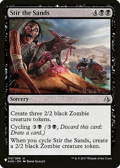 Stir the Sands Card Front