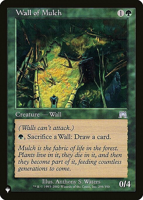 Wall of Mulch Card Front