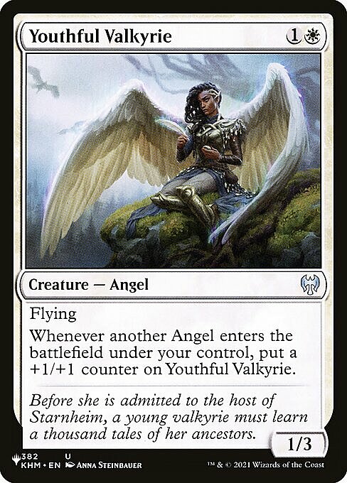 Youthful Valkyrie Card Front