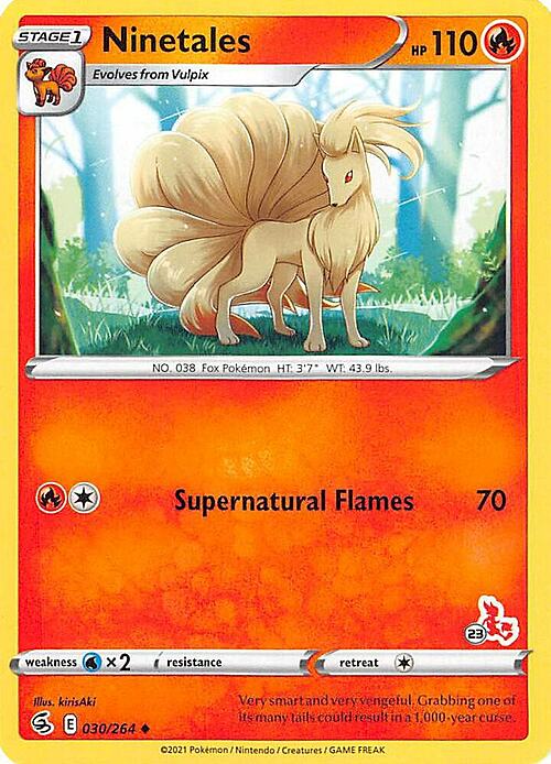 Ninetales Card Front