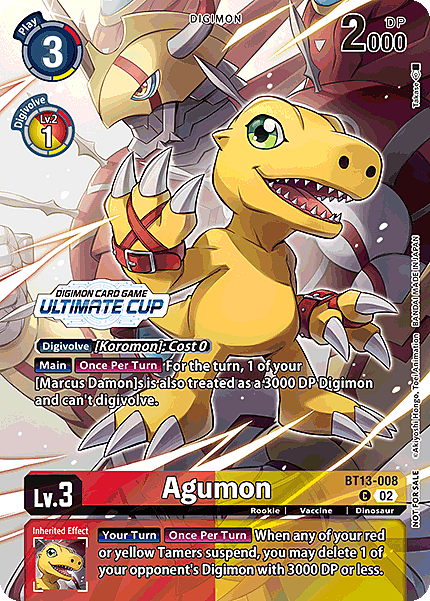 Agumon Card Front