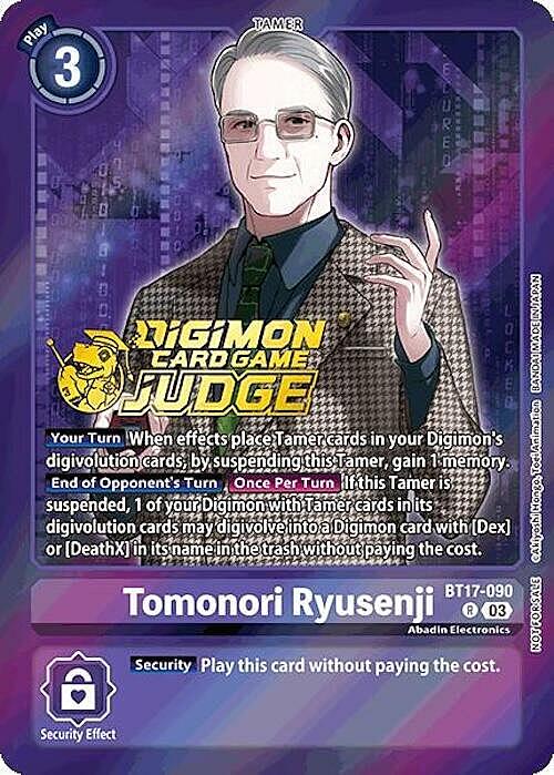 Tomonori Ryusenji Card Front