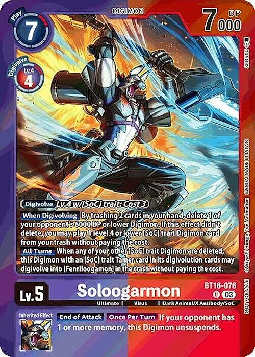 Soloogarmon Card Front