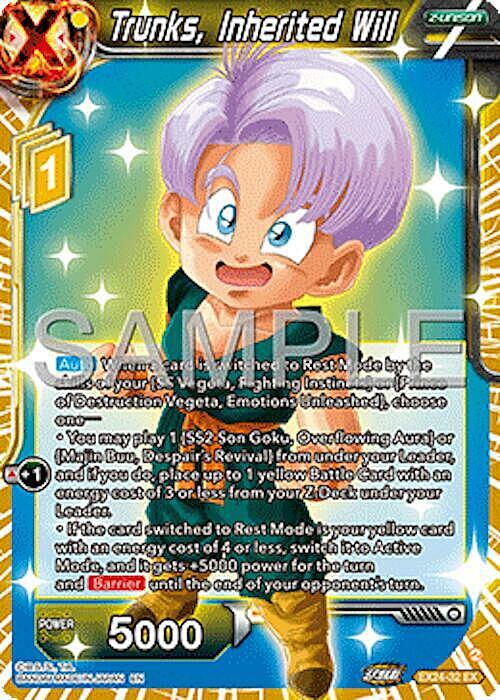 Trunks, Inherited Will Card Front