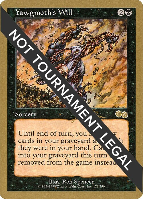 Yawgmoth's Will Card Front