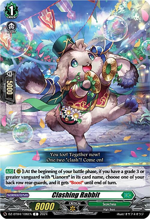 Clashing Rabbit Card Front