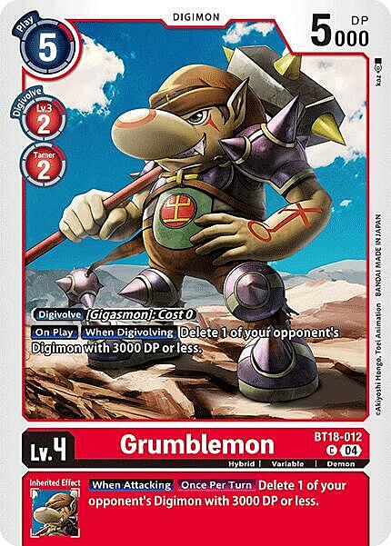 Grumblemon Card Front