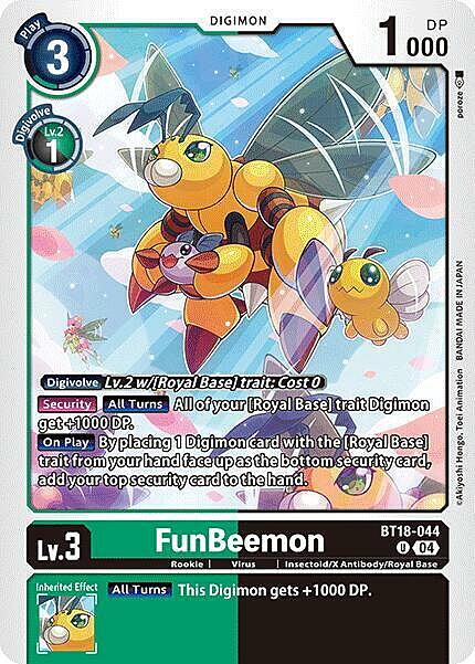 FunBeemon Card Front