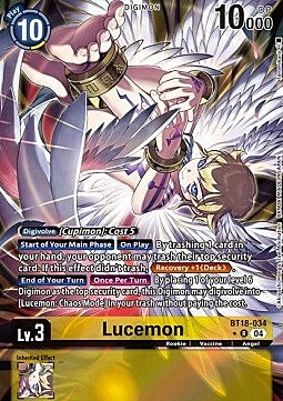 Lucemon Card Front