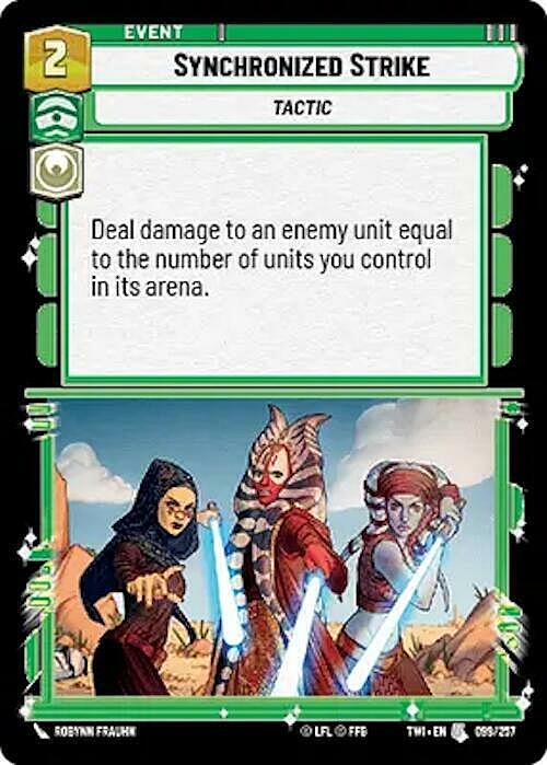 Synchronized Strike Card Front