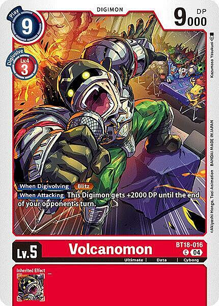 Volcanomon Card Front