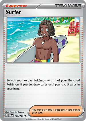 Surfer Card Front