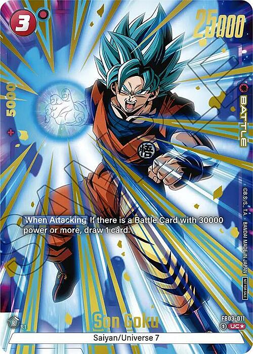 Son Goku Card Front