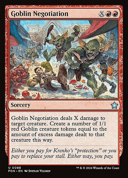 Goblin Negotiation Card Front