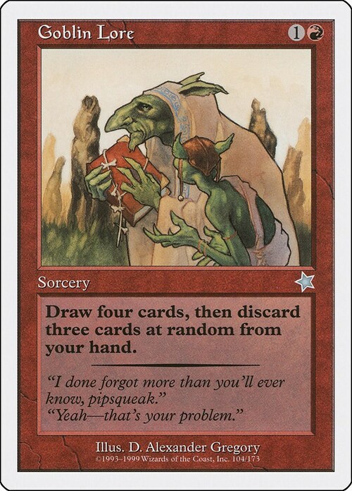 Goblin Lore Card Front