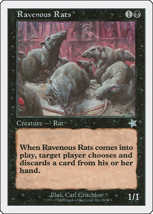 Ravenous Rats Card Front