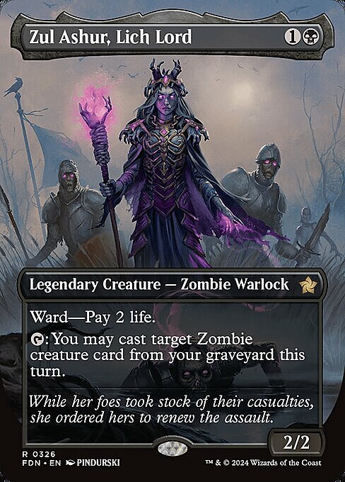 Zul Ashur, Lich Lord Card Front