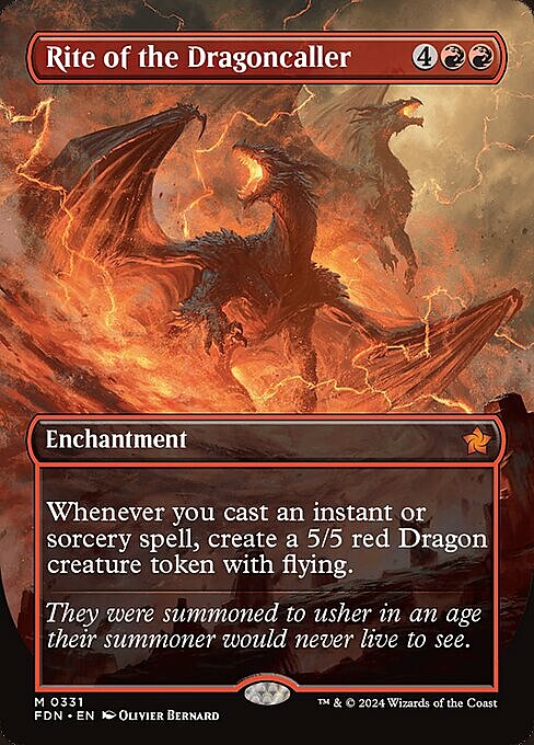 Rite of the Dragoncaller Card Front