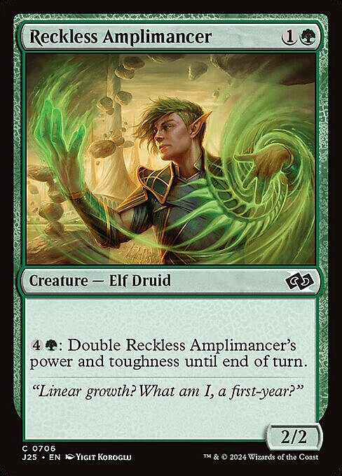 Reckless Amplimancer Card Front