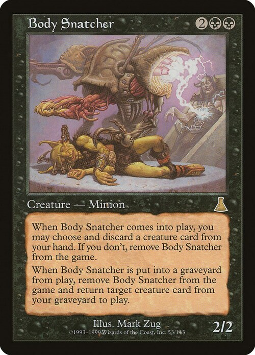 Body Snatcher Card Front