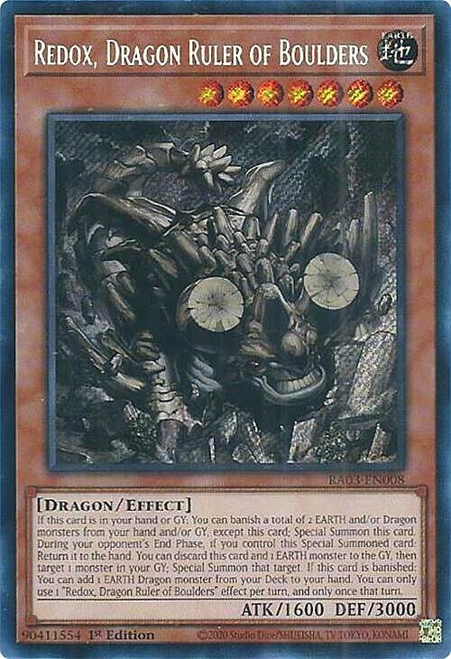 Redox, Dragon Ruler of Boulders Card Front