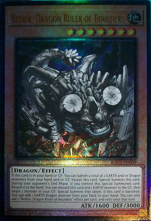 Redox, Dragon Ruler of Boulders Card Front